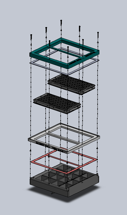 Optimised CAD design for filter housing
