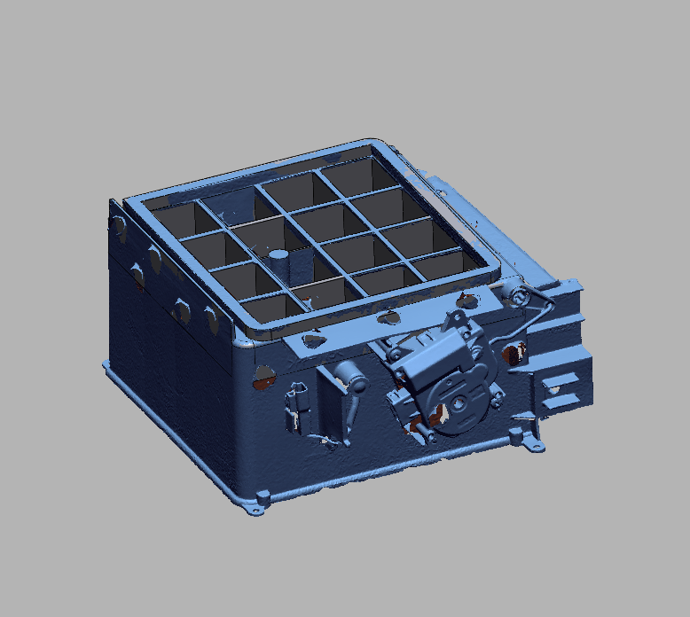 CAD reconstruction of filter housing